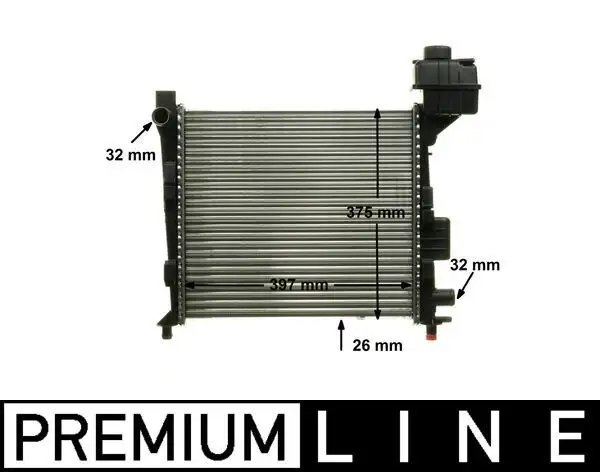 MAHLE CR322000P Radyatör A1685000002
