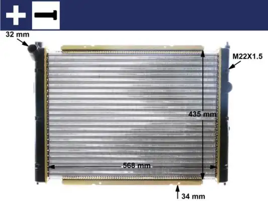 MAHLE CR361000S Radyatör