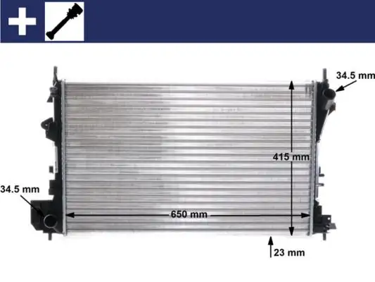 MAHLE CR40000S Radyatör 24418338