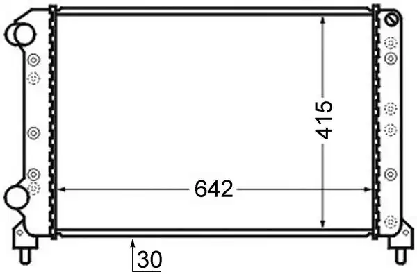 MAHLE CR753000S Radyatör 46803039
