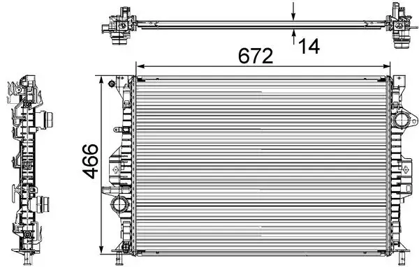 MAHLE CR906000S Radyatör