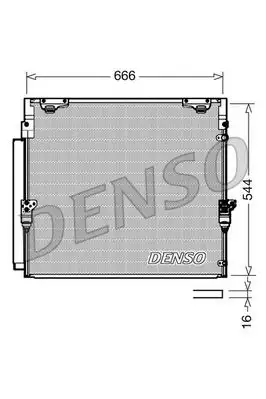 DENSO DCN50036 Klima Radyatörü 8846060400