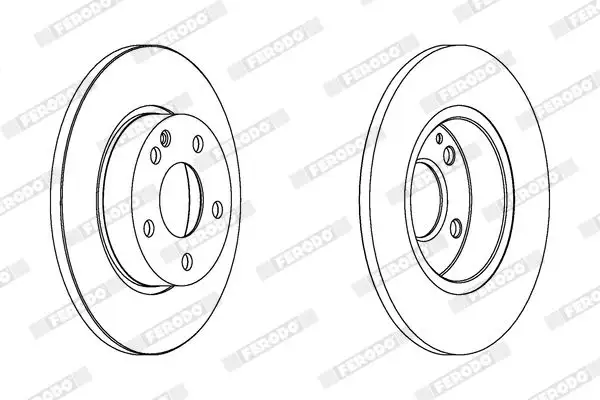 FERODO DDF1219C Ön Fren Diski A1694210012