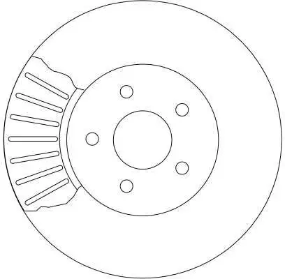 TRW DF4147 Ön Fren Diski