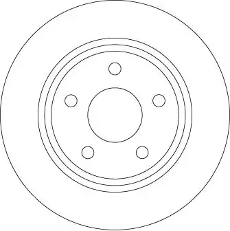 TRW DF6556 Arka Fren Diski 2196429