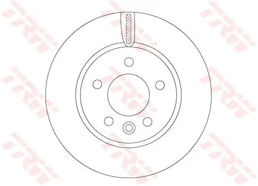 TRW DF6589S Ön Fren Diski 2N0615301D