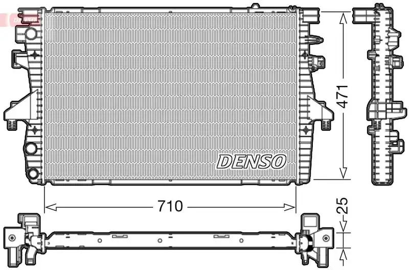 DENSO DRM32039 Radyatör 7H0121253K