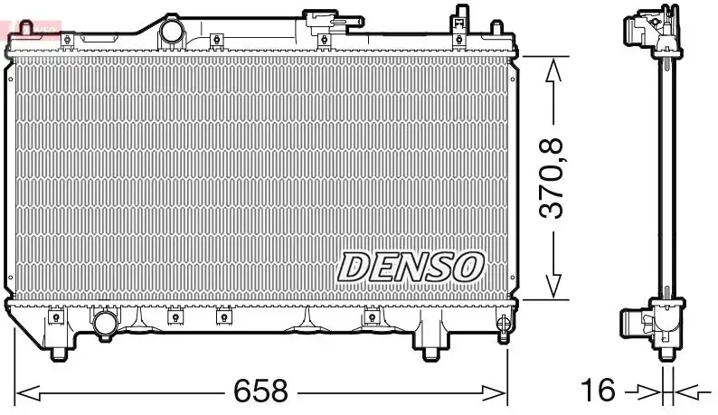 DENSO DRM50117 Radyatör 1640002310