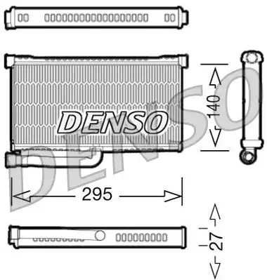 DENSO DRR02004 Kalorifer Radyatörü 4F0819031B