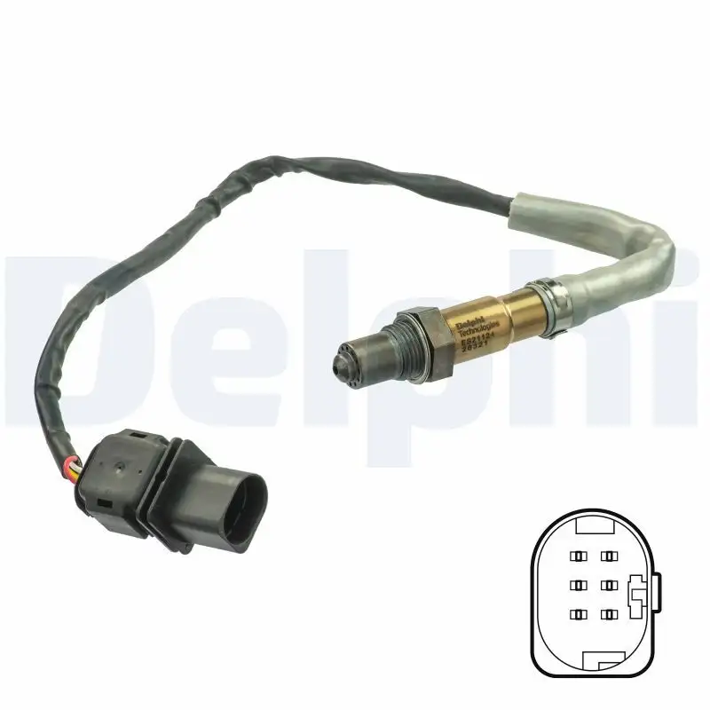 DELPHI ES21124-12B1 Oksijen Sensörü 03L906262
