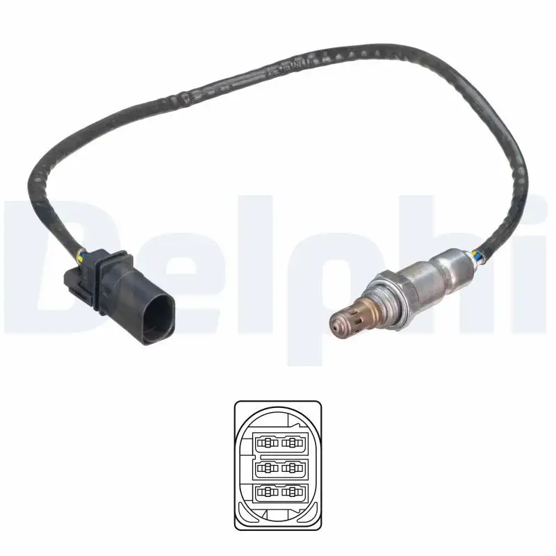 DELPHI ES21246-12B1 Oksijen Sensörü 04L906262C