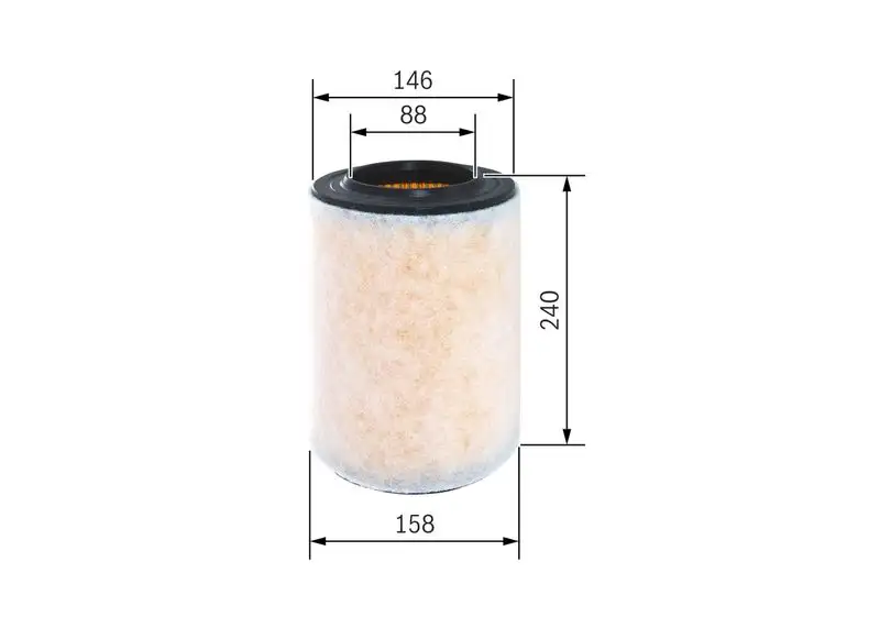 BOSCH F026400298 Hava Filtresi 6001073433