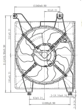 ORIS FHY03600C Fan Motoru 977301E000