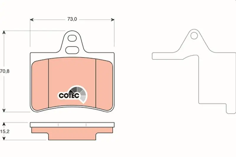 TRW GDB1450 Arka Fren Balatası