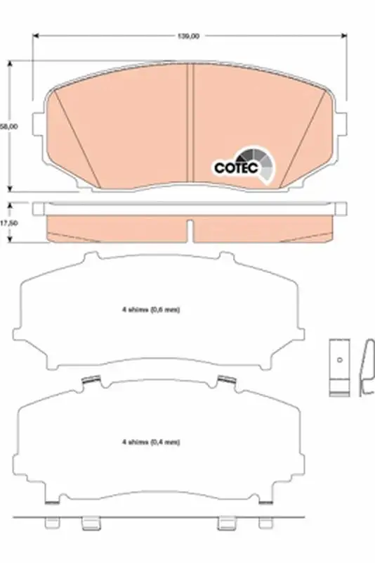 TRW GDB3471 Ön Fren Balatası