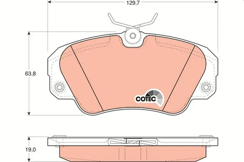 TRW GDB957 Ön Fren Balatası