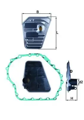 MAHLE HX167D Şanzıman Filtresi 01J301517D