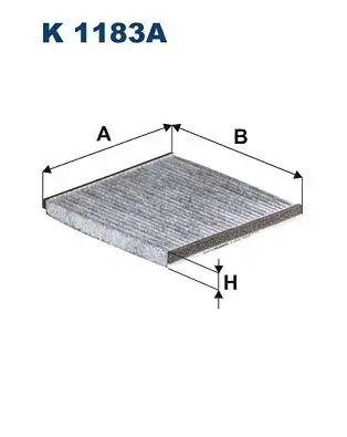 FILTRON K1183A Polen Filtresi (Karbonlu) G3010AG100