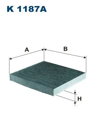 FILTRON K1187A Polen Filtresi (Karbonlu)