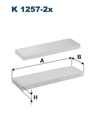 FILTRON K1257-2X Polen Filtresi 971331J000AT