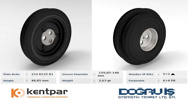 KENTPAR K13501 Krank Kasnağı BK2Q6B319BA