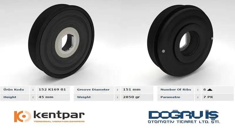 KENTPAR K16901 Krank Kasnağı
