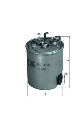 MAHLE KL188 Yakıt Filtresi