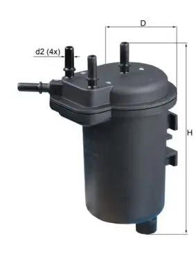 MAHLE KL432 Yakıt Filtresi 8200458420
