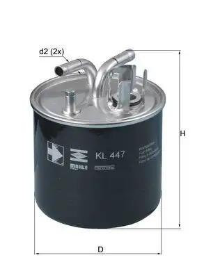 MAHLE KL447 Yakıt Filtresi