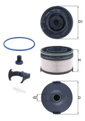 MAHLE KX533KIT Yakıt Filtresi