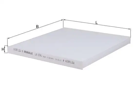 MAHLE LA876 Polen Filtresi
