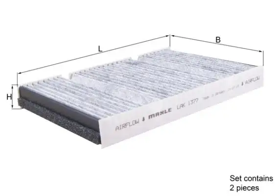 MAHLE LAK1377/S Polen Filtresi (Karbonlu) A2228300418