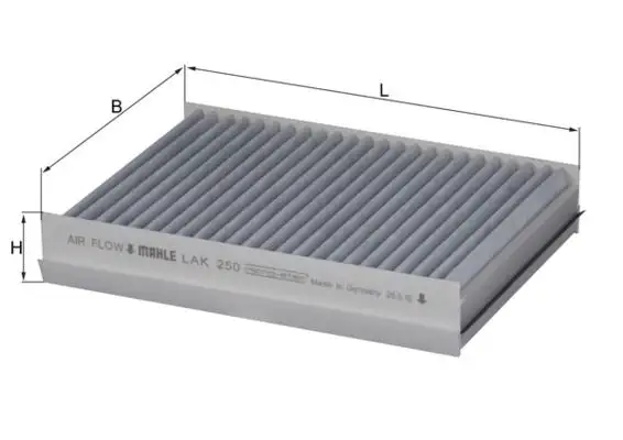 MAHLE LAK250 Polen Filtresi (Karbonlu)