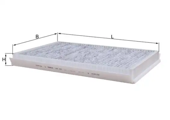 MAHLE LAK307 Polen Filtresi (Karbonlu)