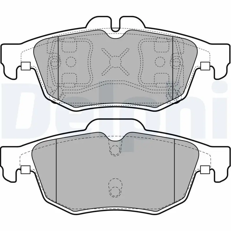 DELPHI LP2259 Arka Fren Balatası 440608281R