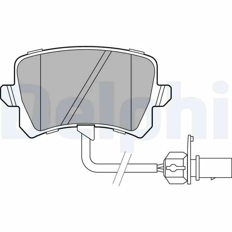 DELPHI LP3141 Arka Fren Balatası 8U0698451E
