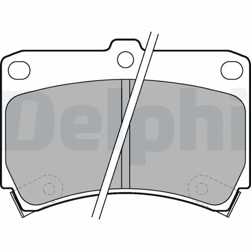 DELPHI LP743 Ön Fren Balatası