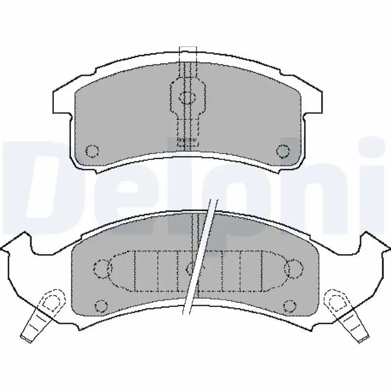 DELPHI LP897 Ön Fren Balatası