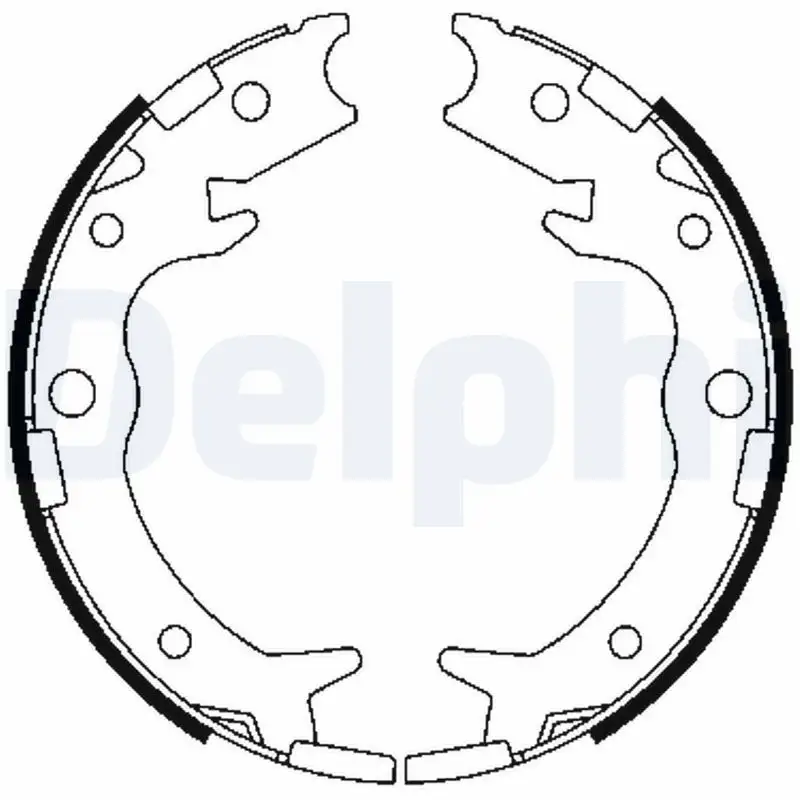 DELPHI LS1900 Arka Fren Balatası