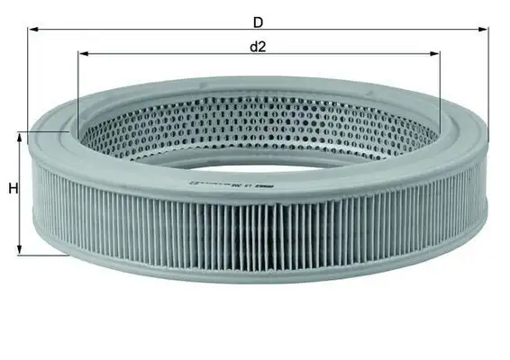 MAHLE LX208 Hava Filtresi