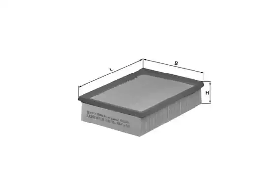 MAHLE LX343 Hava Filtresi 13721730946
