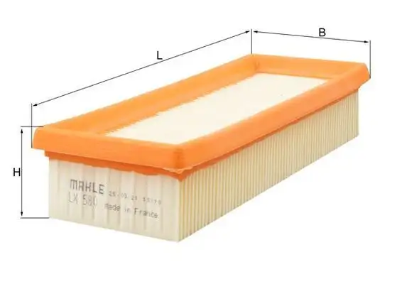 MAHLE LX580 Hava Filtresi