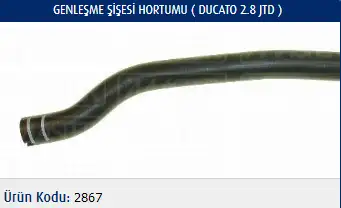 MASTER M2867 Yedek Su Deposu Hortumu 1329636080