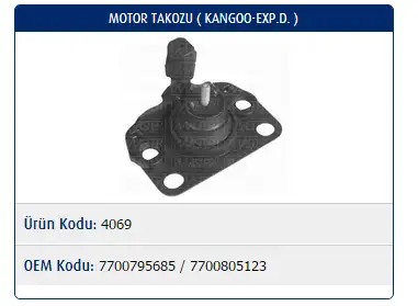 MASTER M4069 Motor Takozu