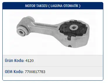 MASTER M4120 Motor Takozu 7700817783
