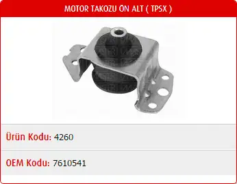 MASTER M4260 Motor Takozu 7610541