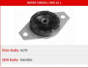 MASTER M4279 Motor Takozu 7667850