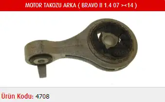 MASTER M4708 Motor Takozu (Arka) 51910856