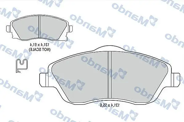 MANDO MBF015178 Ön Fren Balatası