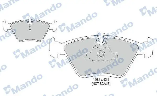 MANDO MBF015406 Ön Fren Balatası